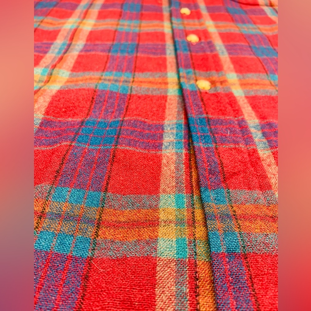 Pendleton Multicolor Plaid Button Down Shirt - Picture 2 of 6
